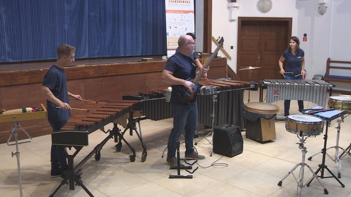 A Percussion Project Pécs  ütőegyüttes koncertje Bólyban