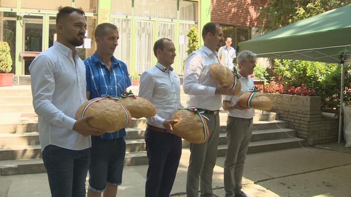 Sombereken tartották a búzabegyűjtő napot