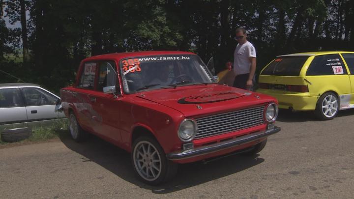 Rallye futam Bóly mellett